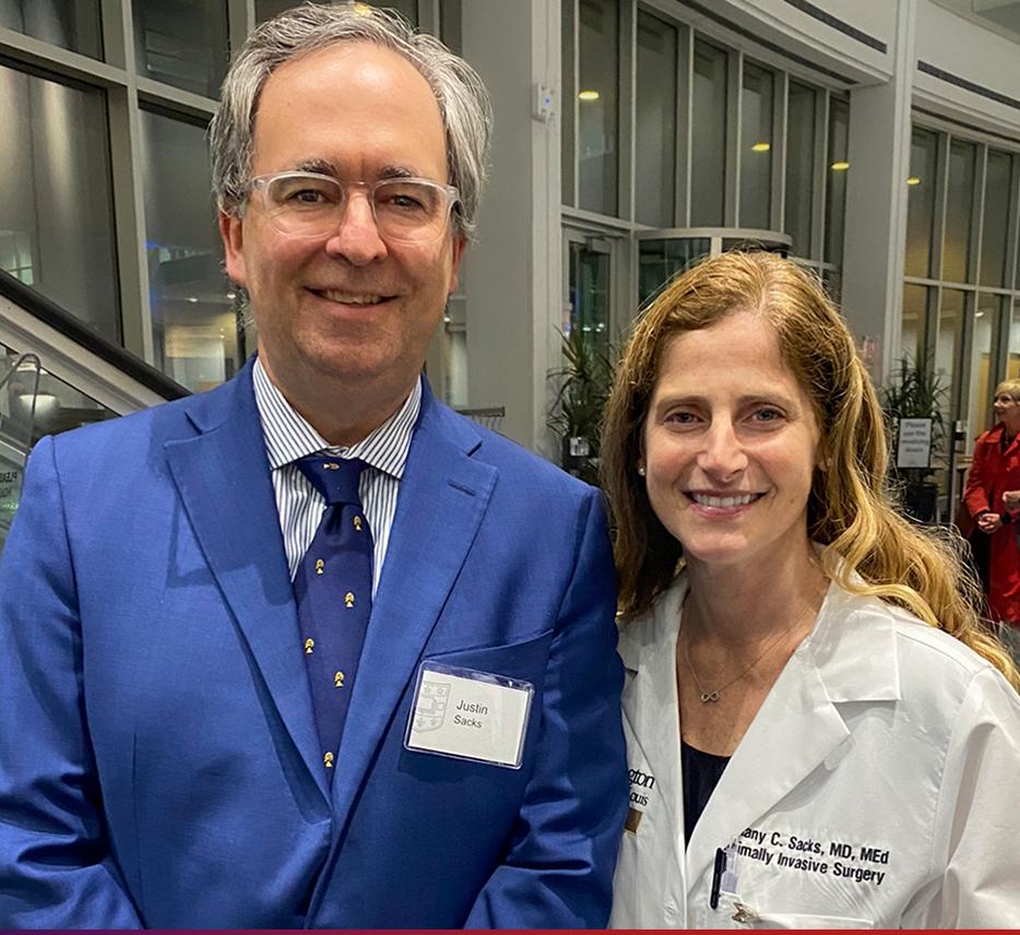 Justin Sacks '93 and Bethany Sacks