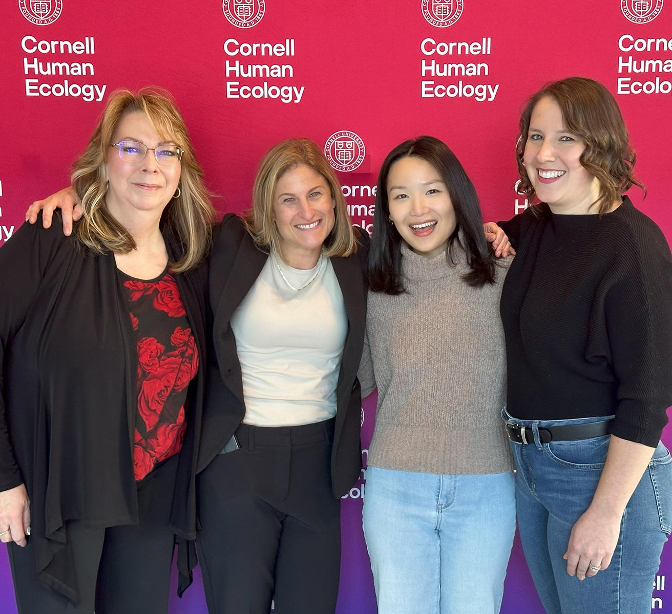 Four of the nominees for the 2024 Staff Recognition Award