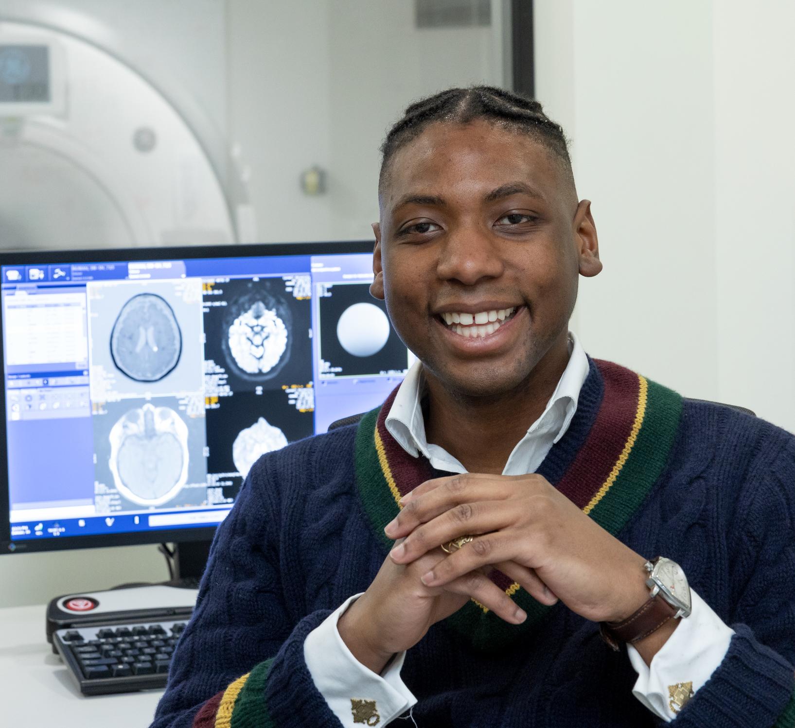 Senegal Alfred Mabry sites in the Cornell MRI Facility.