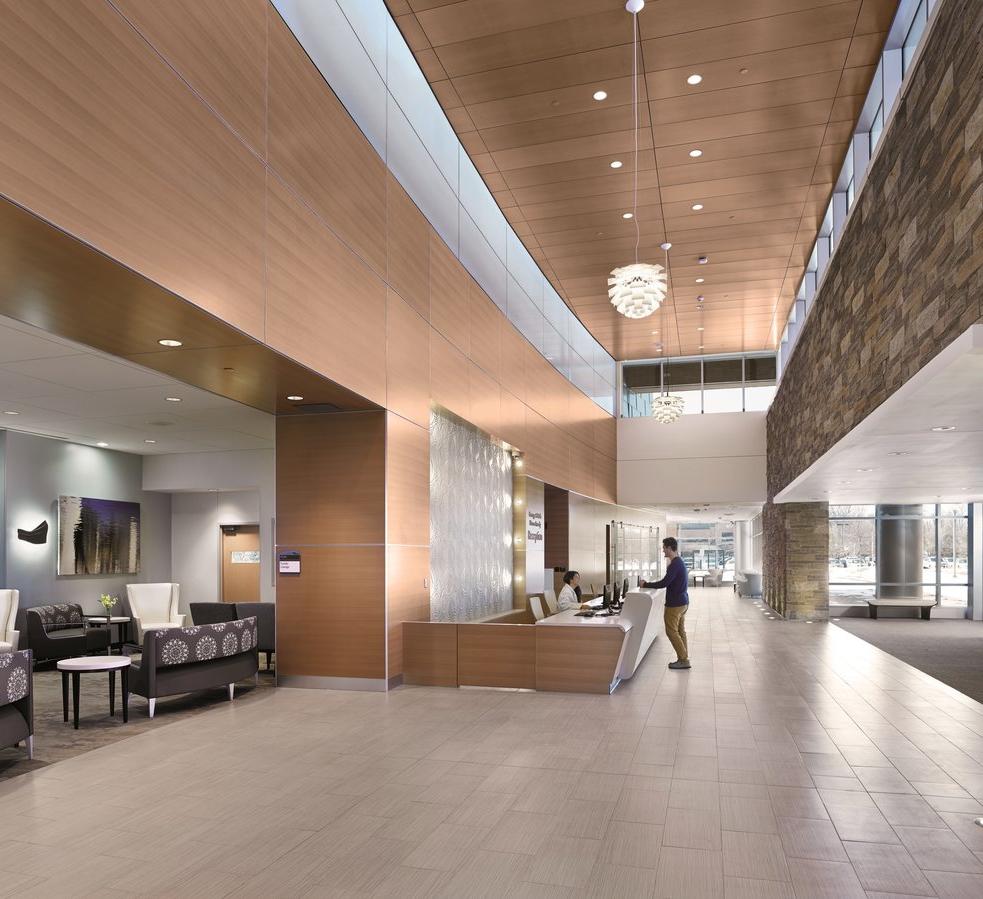 Medical facility entrance