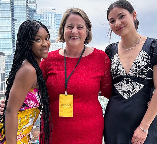 Gabrielle Moore, Kim Phoenix and Leah Rosenkranz