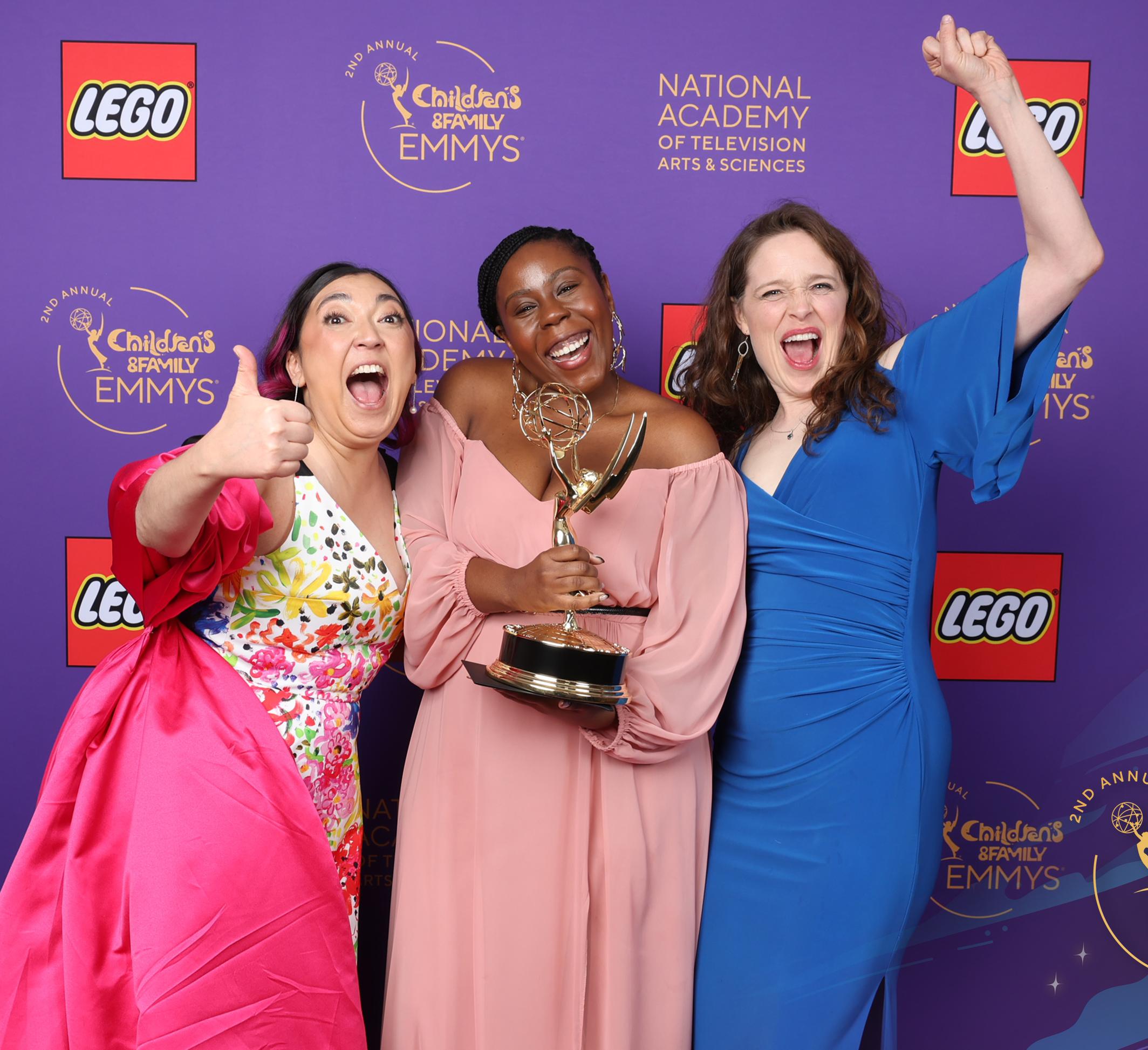 Monique Hall (center) with colleagues Liz Hara and Jess Carleton