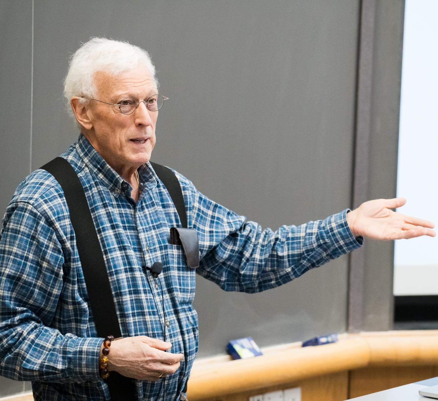 Robert Sternberg speaks to a class
