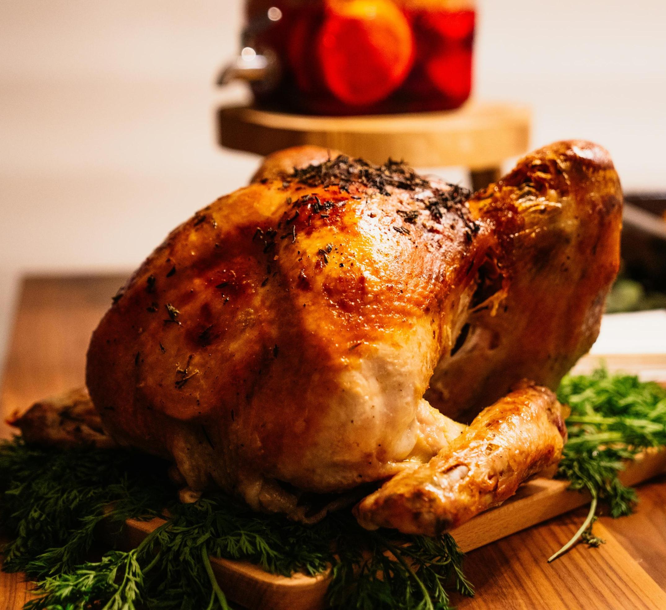 Picture of a roast turkey 