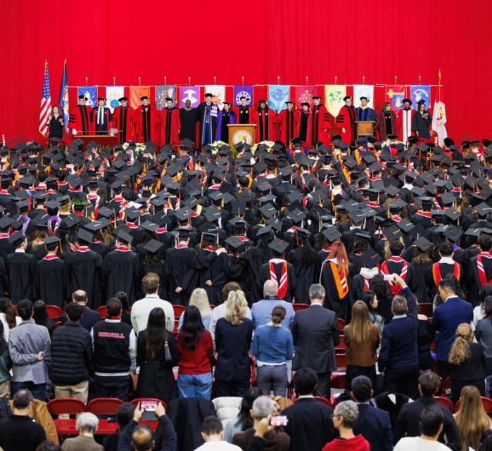 More than 500 graduates and 2,000 friends and family celebrated at the 23rd December Recognition Ceremony on Dec. 21 in Barton Hall.