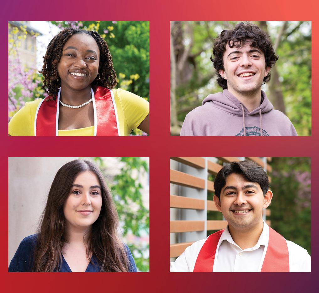 Collage of seniors from the Class of 2024