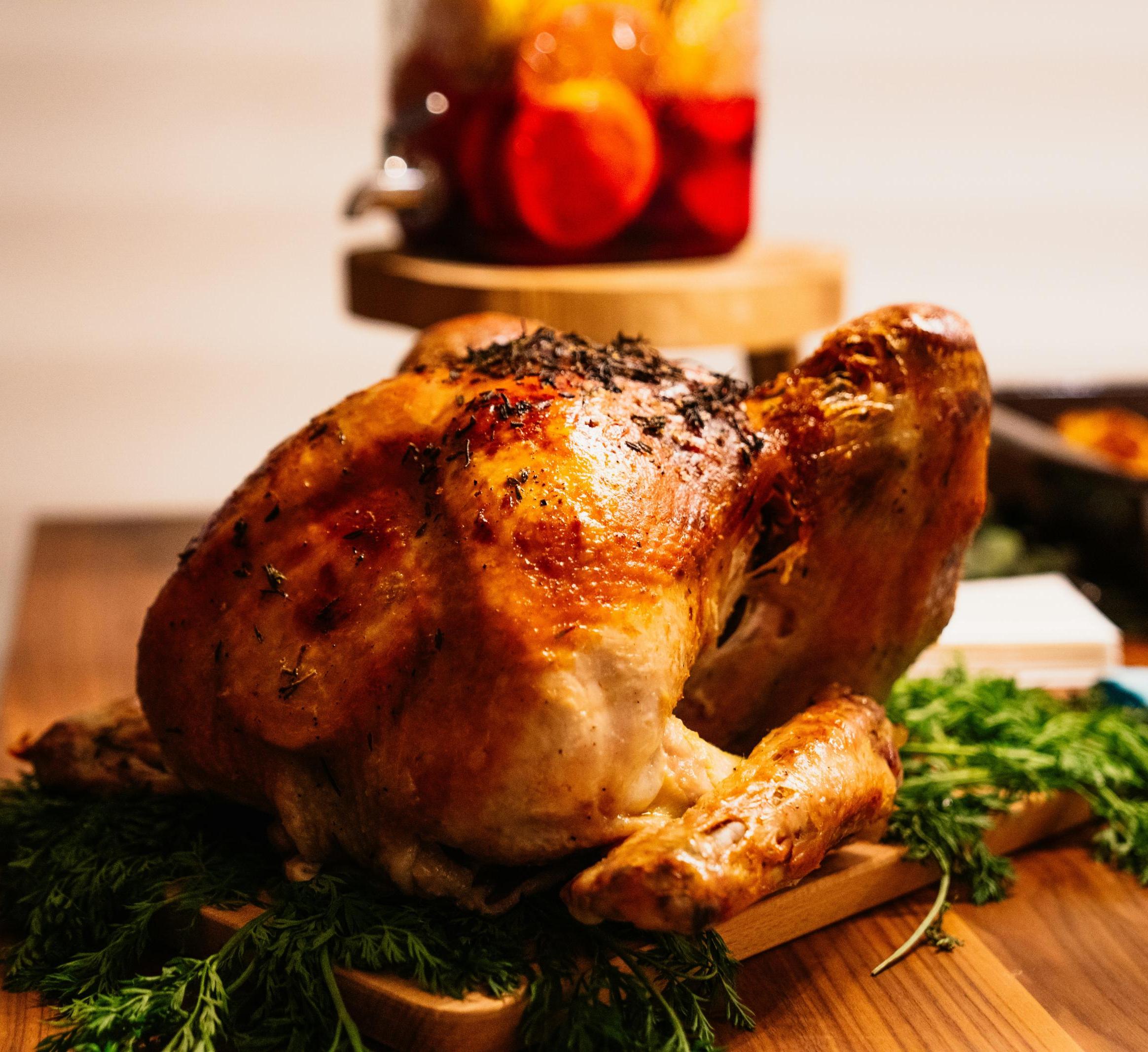 Picture of a roast turkey 