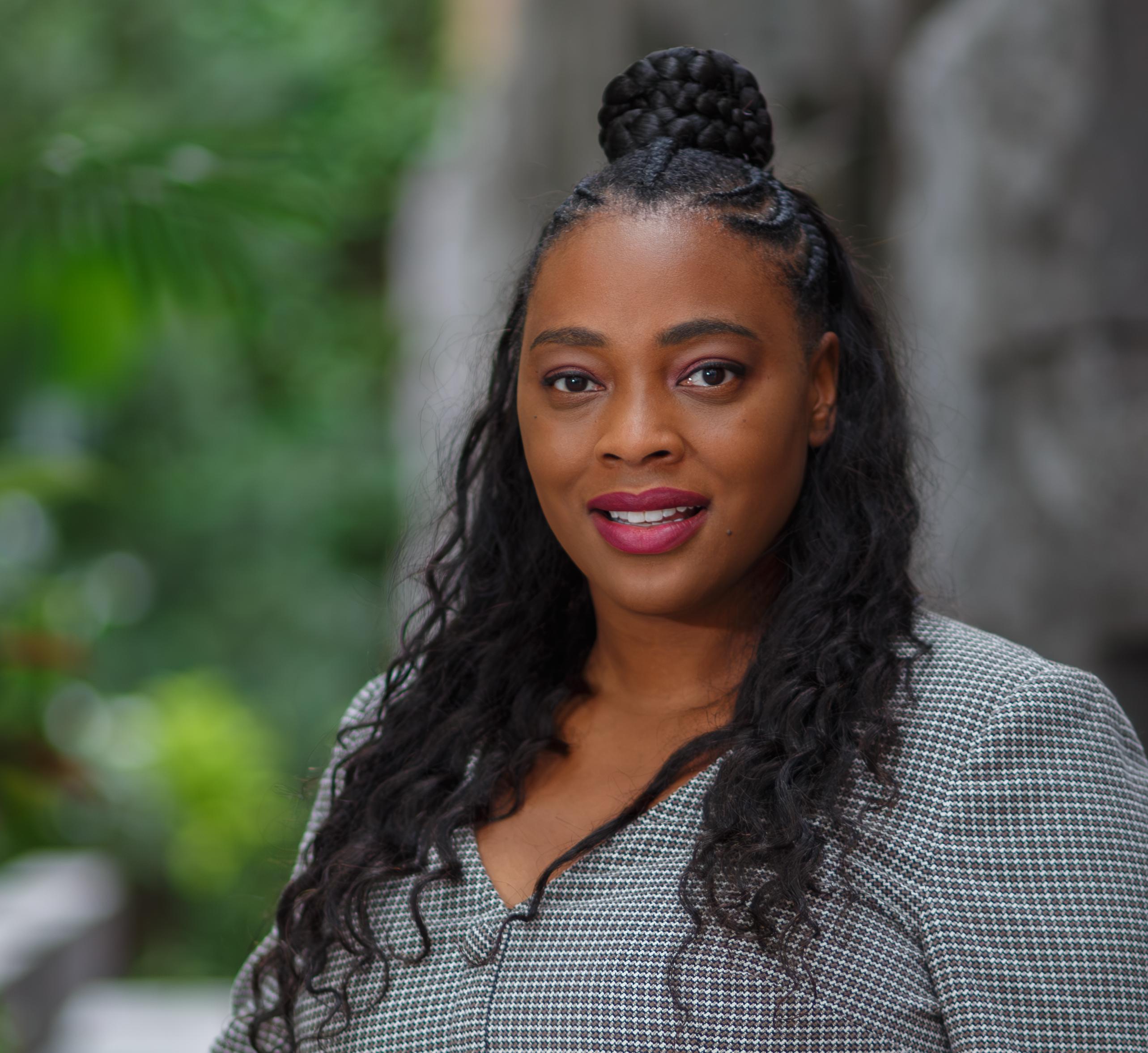 Portrait of Tashara Leak outdoors