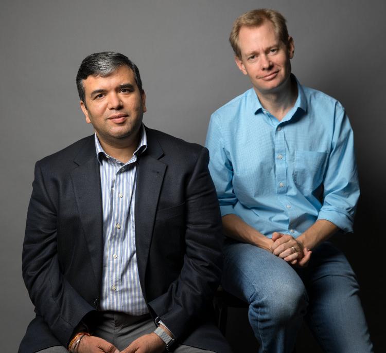 Saurabh Mehta, associate professor of nutritional science (DNS), and David Erickson, professor of mechanical and aerospace engineering (MAE) and nutritional science (DNS)