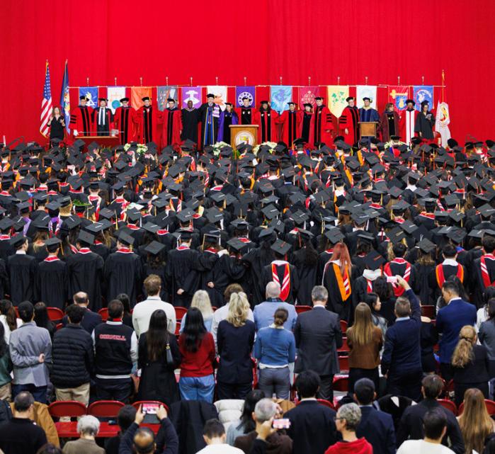 More than 500 graduates and 2,000 friends and family celebrated at the 23rd December Recognition Ceremony on Dec. 21 in Barton Hall.