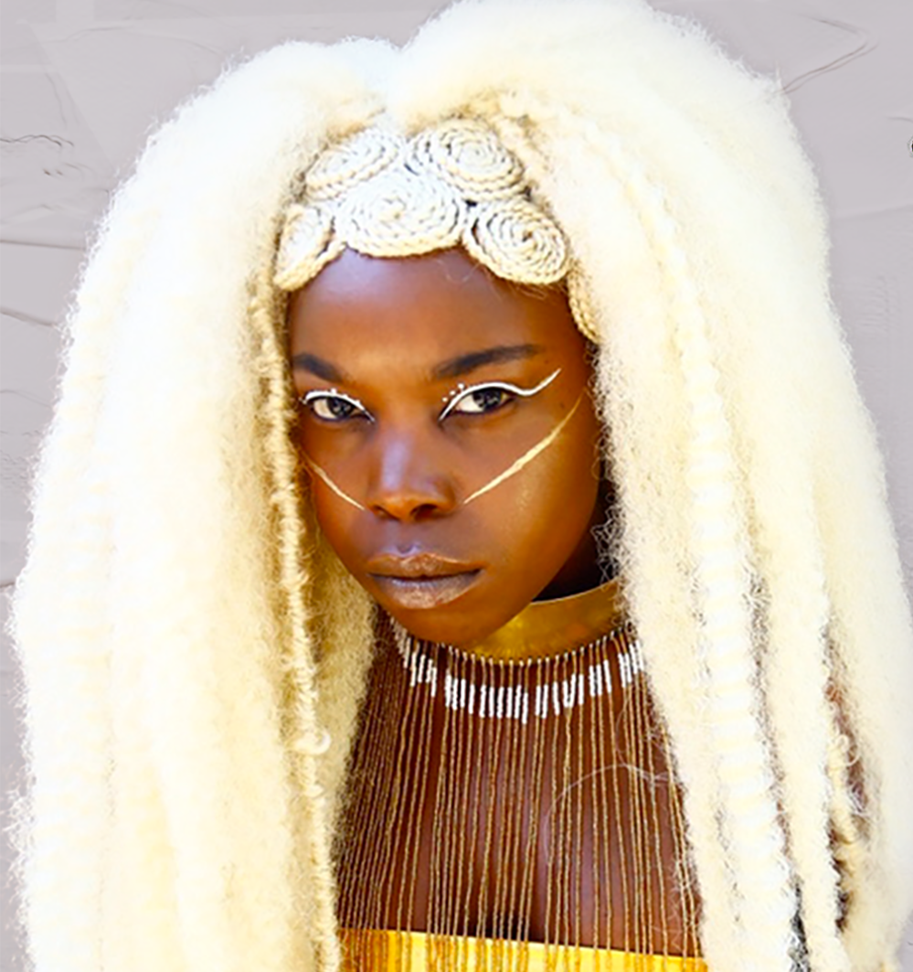 Lauren Hooks with braids