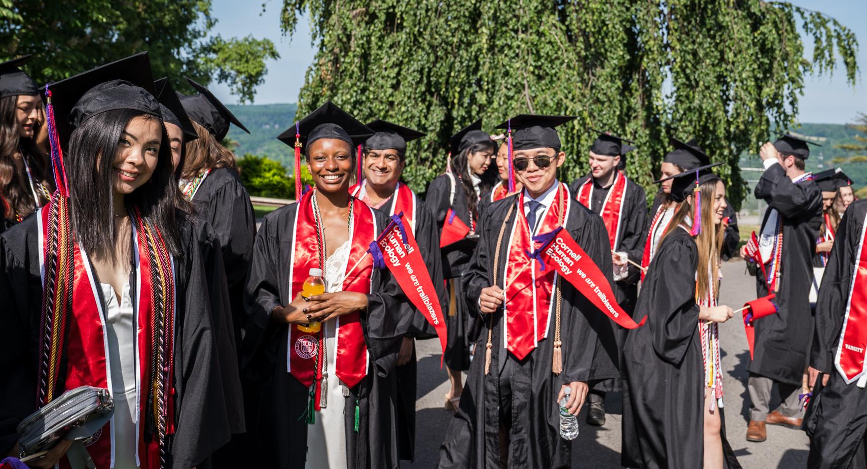 Students at Commencement
