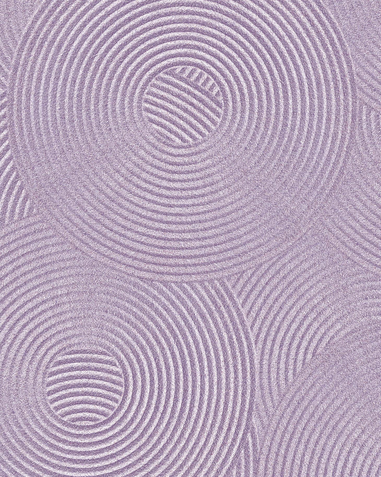 pattern of concentric purple circles