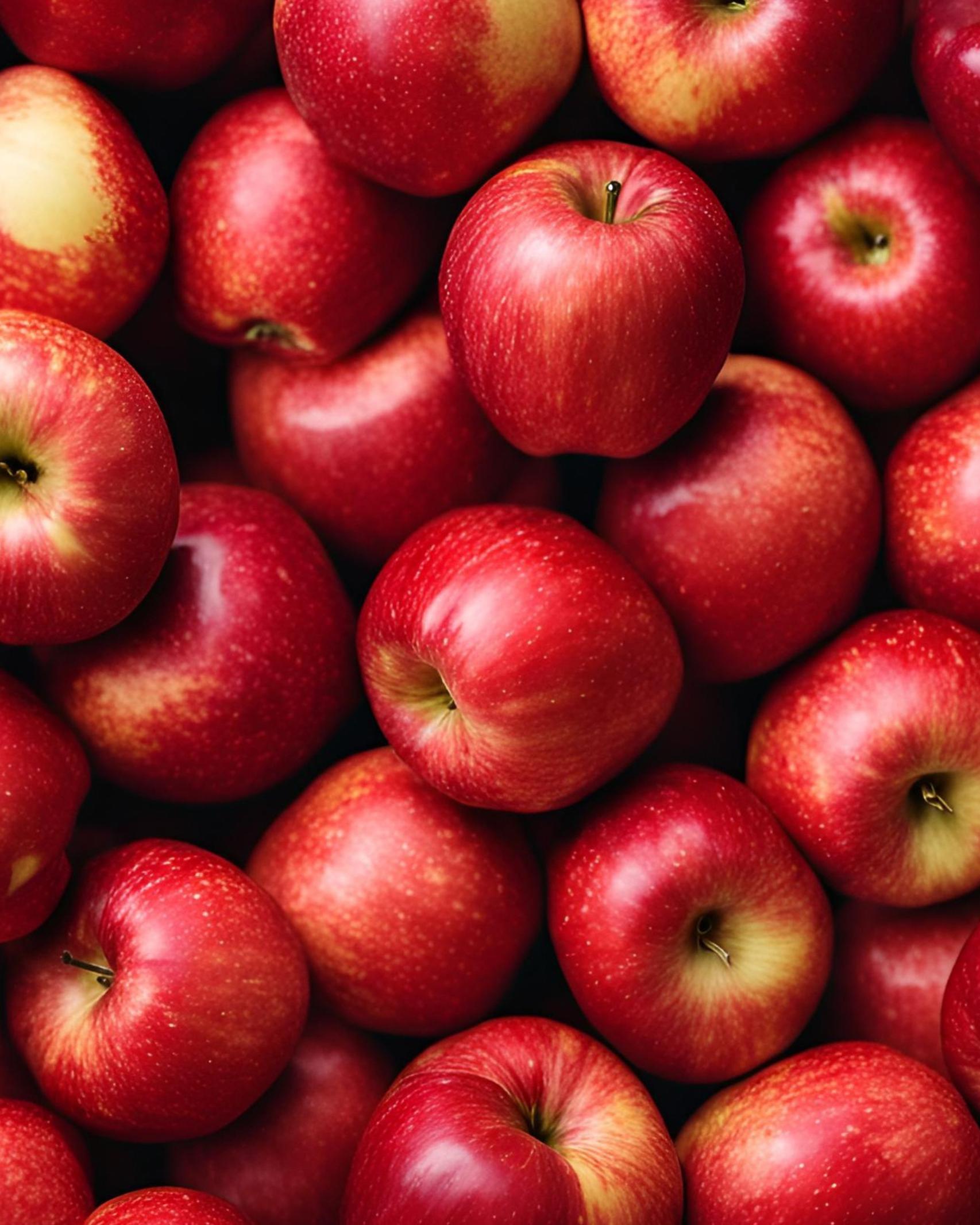 pile of red apples