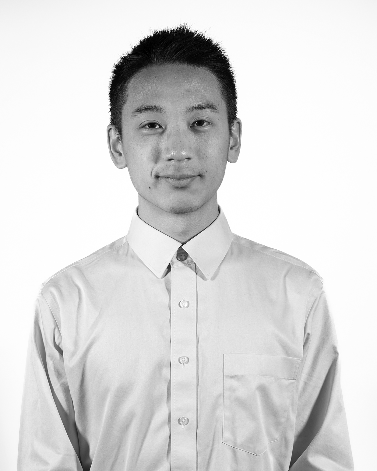 portrait of a person in a button up shirt