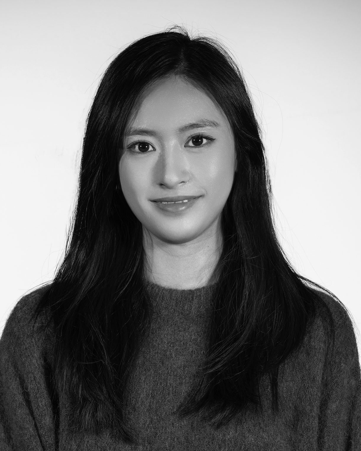 portrait of a person with long hair