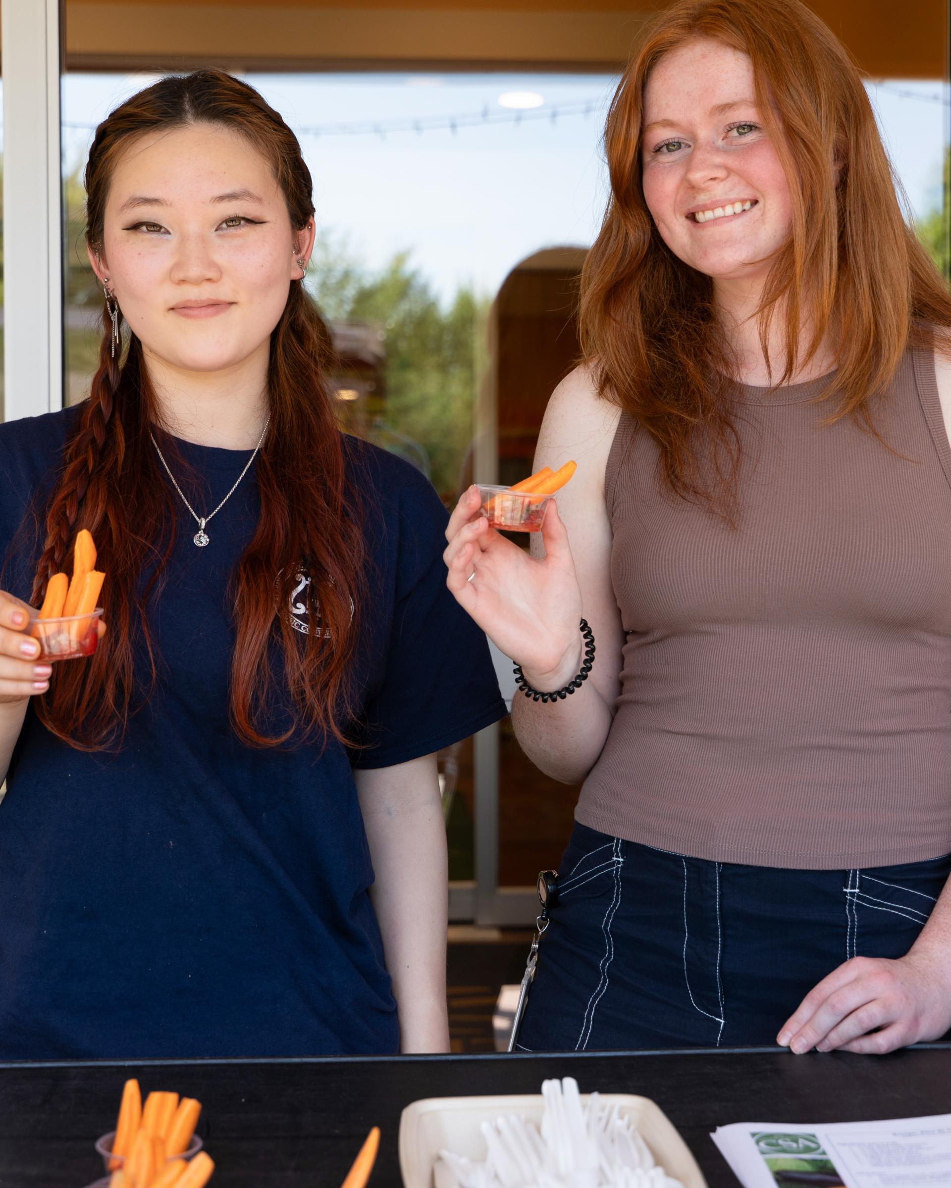 Student interns provide nutrition education