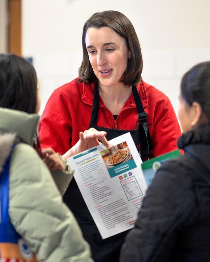 Person providing community nutrition educatin