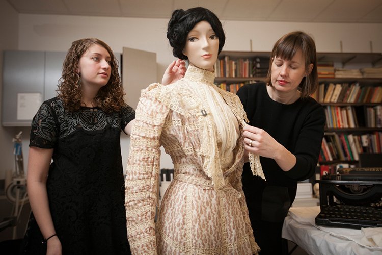 lace dress on mannequin