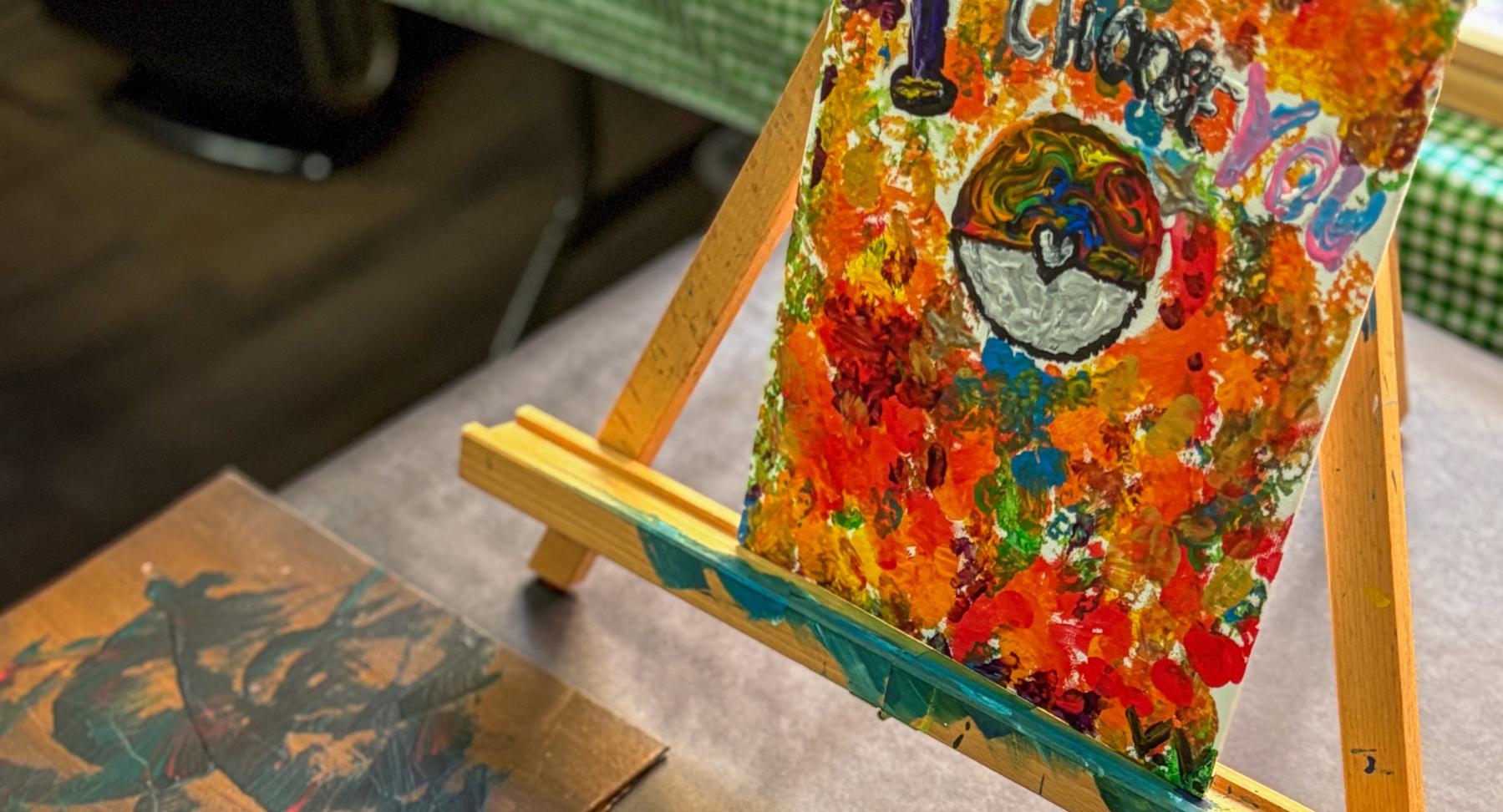 Art created by youth at the Q Center in Syracuse.