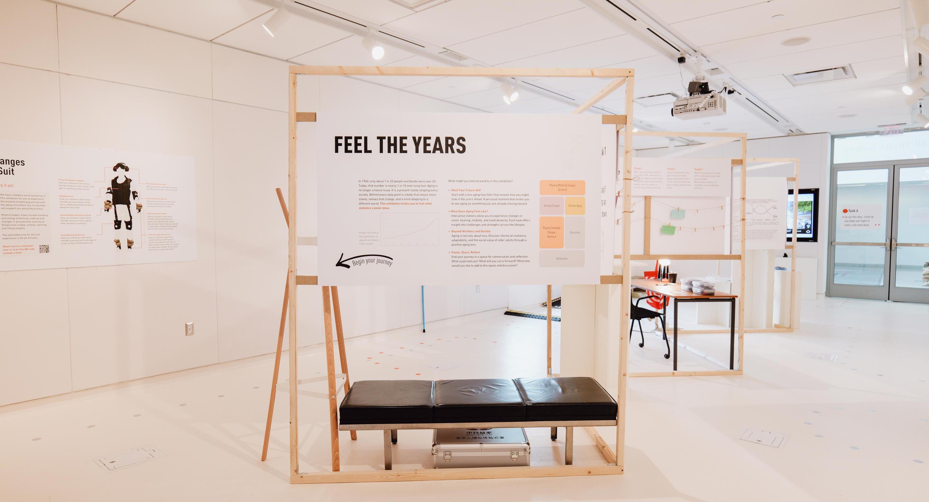 Feel the Years Exhibition space 