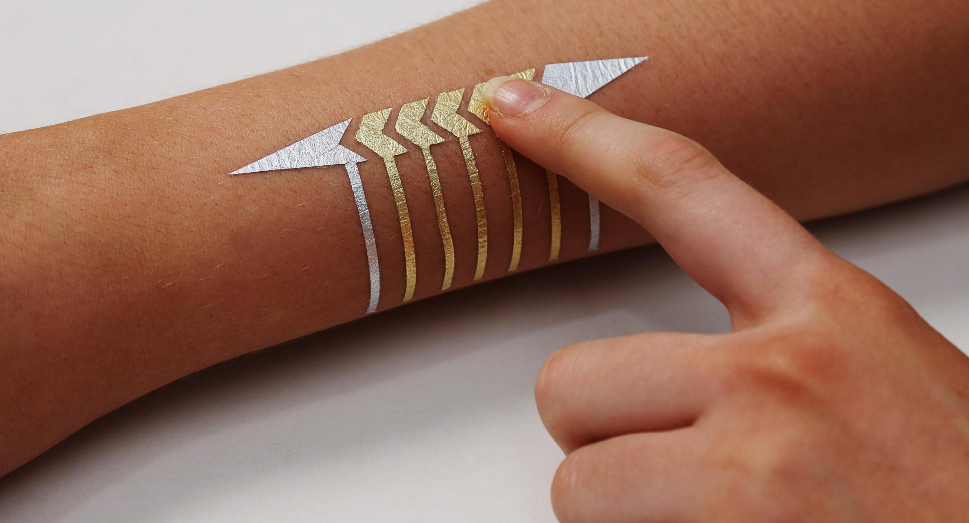 DuoSkin with finger as touchslider