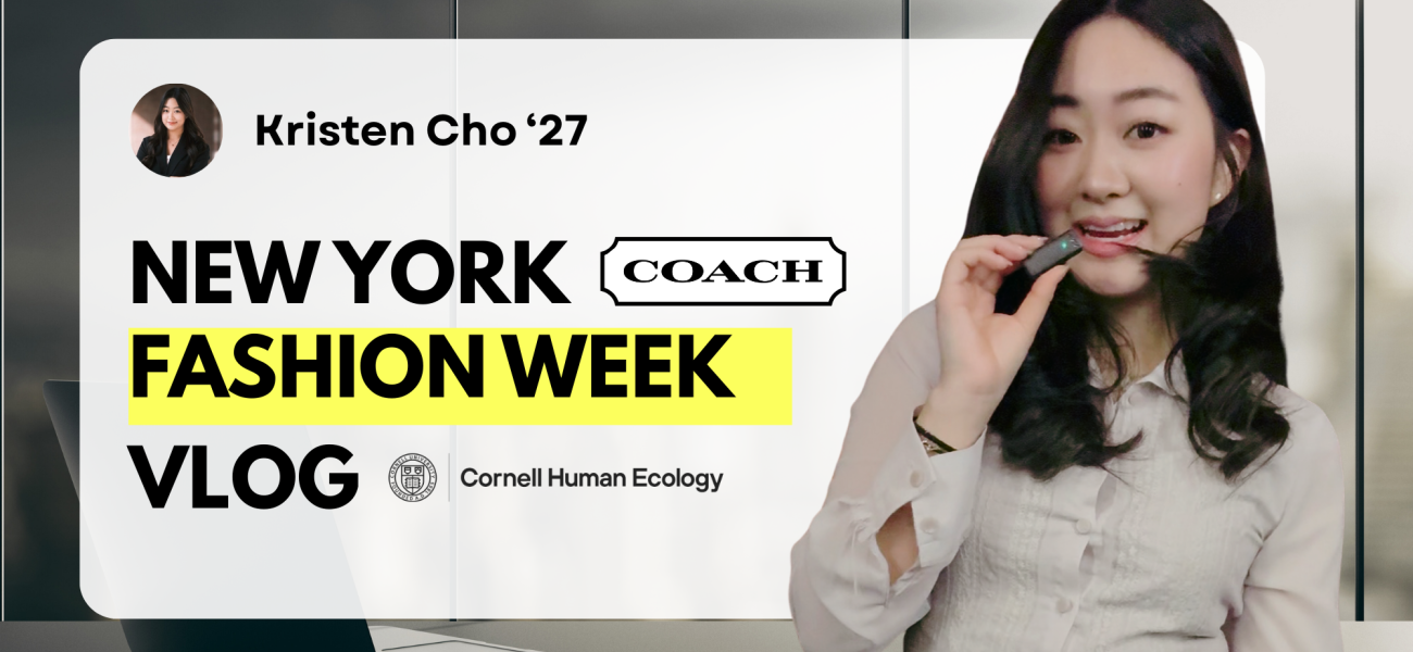 New York Fashion Week Vlog words with Kristen Cho's photo