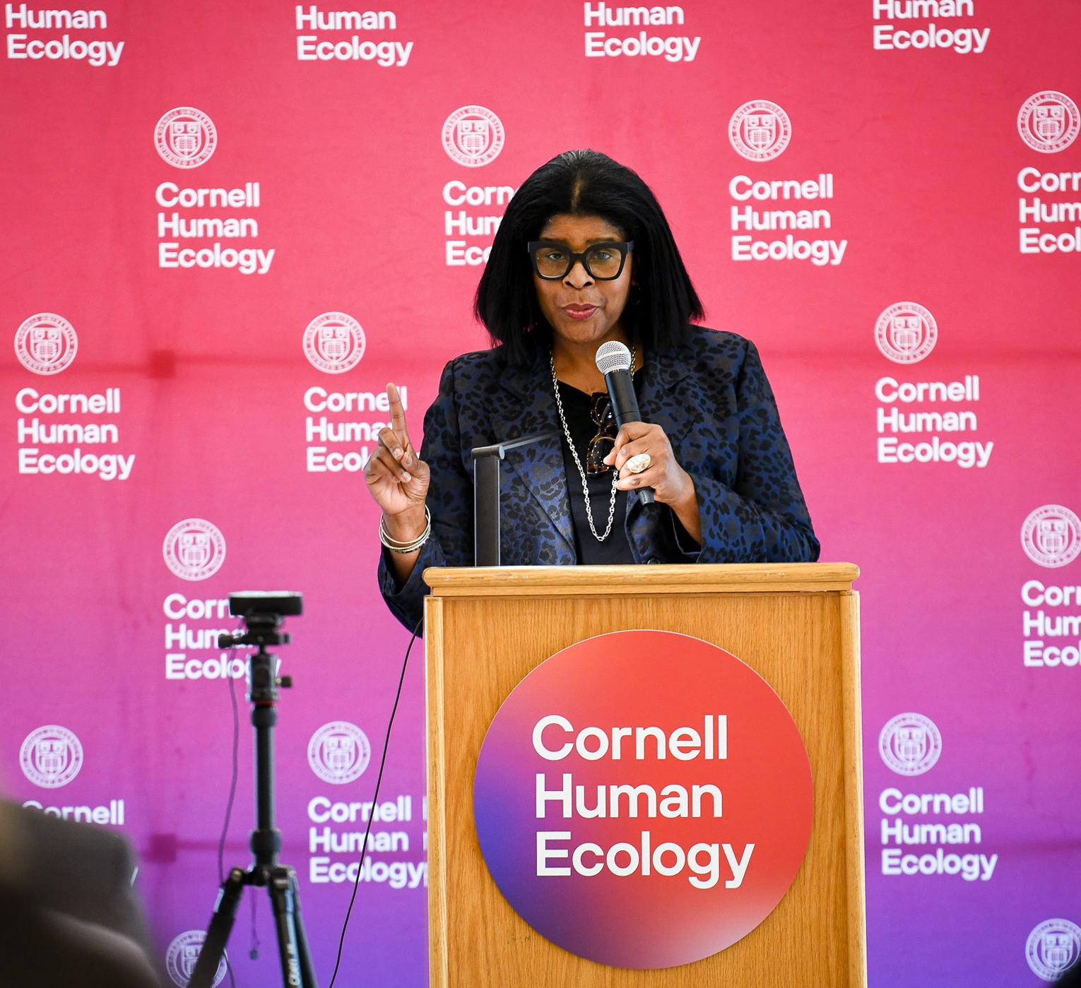 Ruth C. Browne speaks at Cornell Human Ecology