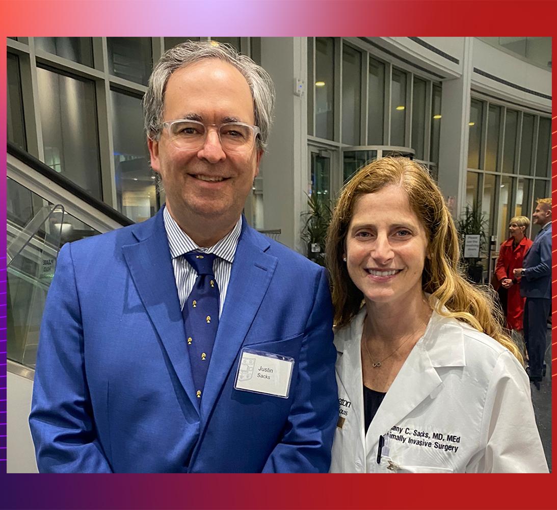 Justin Sacks '93 and Bethany Sacks