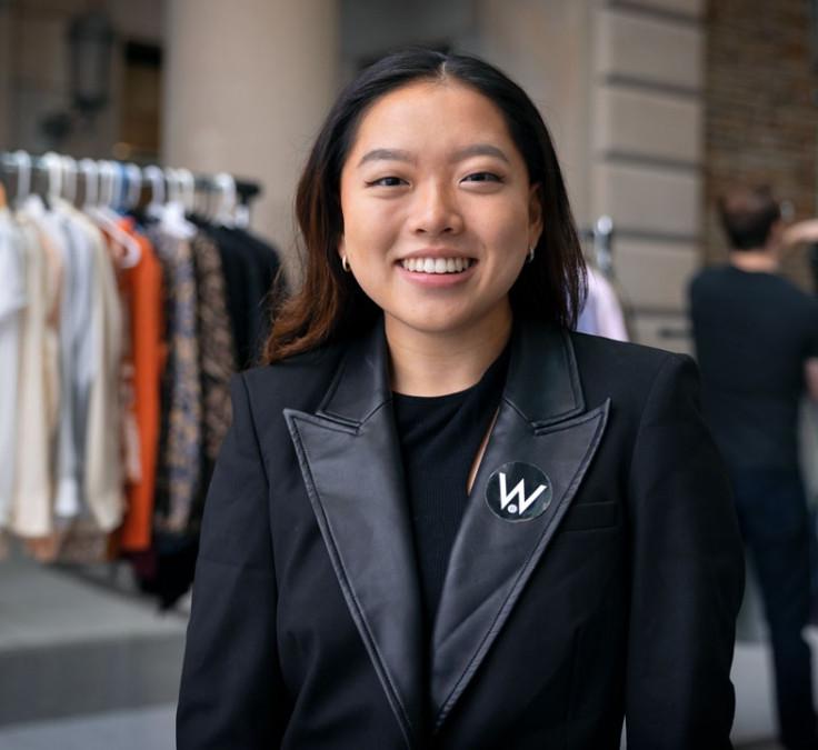 young woman smiling at the camera