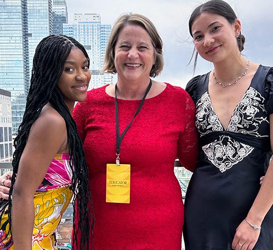 Gabrielle Moore, Kim Phoenix and Leah Rosenkranz