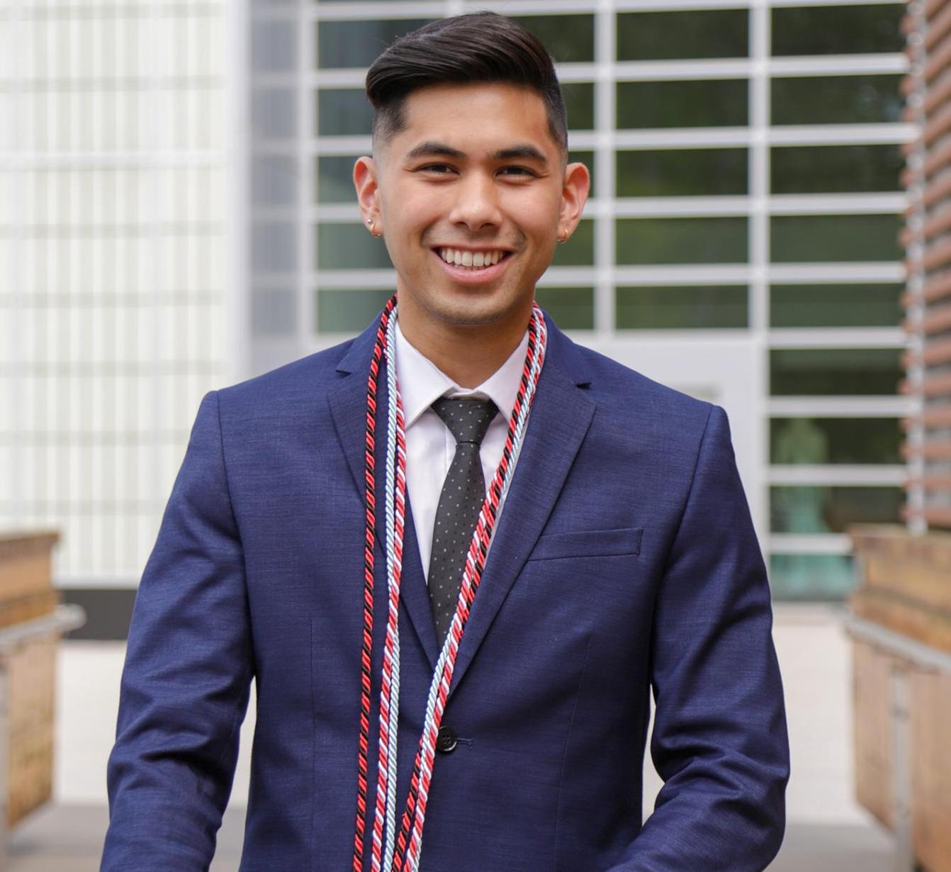 portrait of a young person in a suit