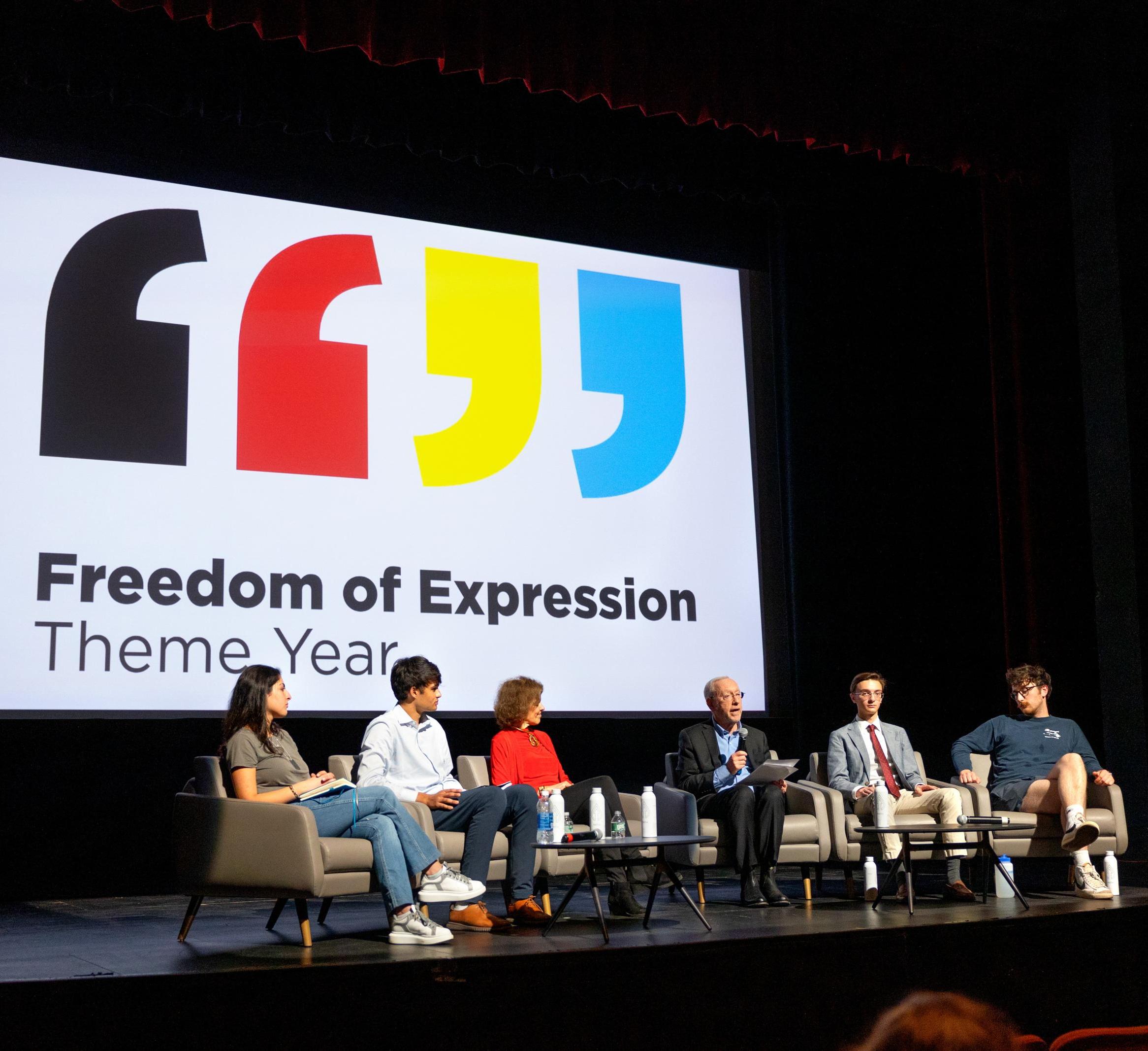 A panel discussion about Freedom of Expression