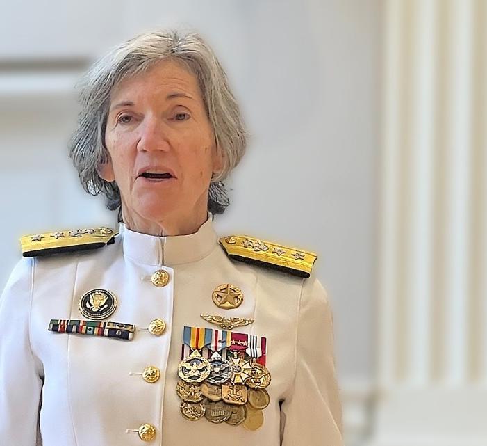 Rear Admiral (ret) Margaret "peg" Klein, photo courtesy Debra Howell