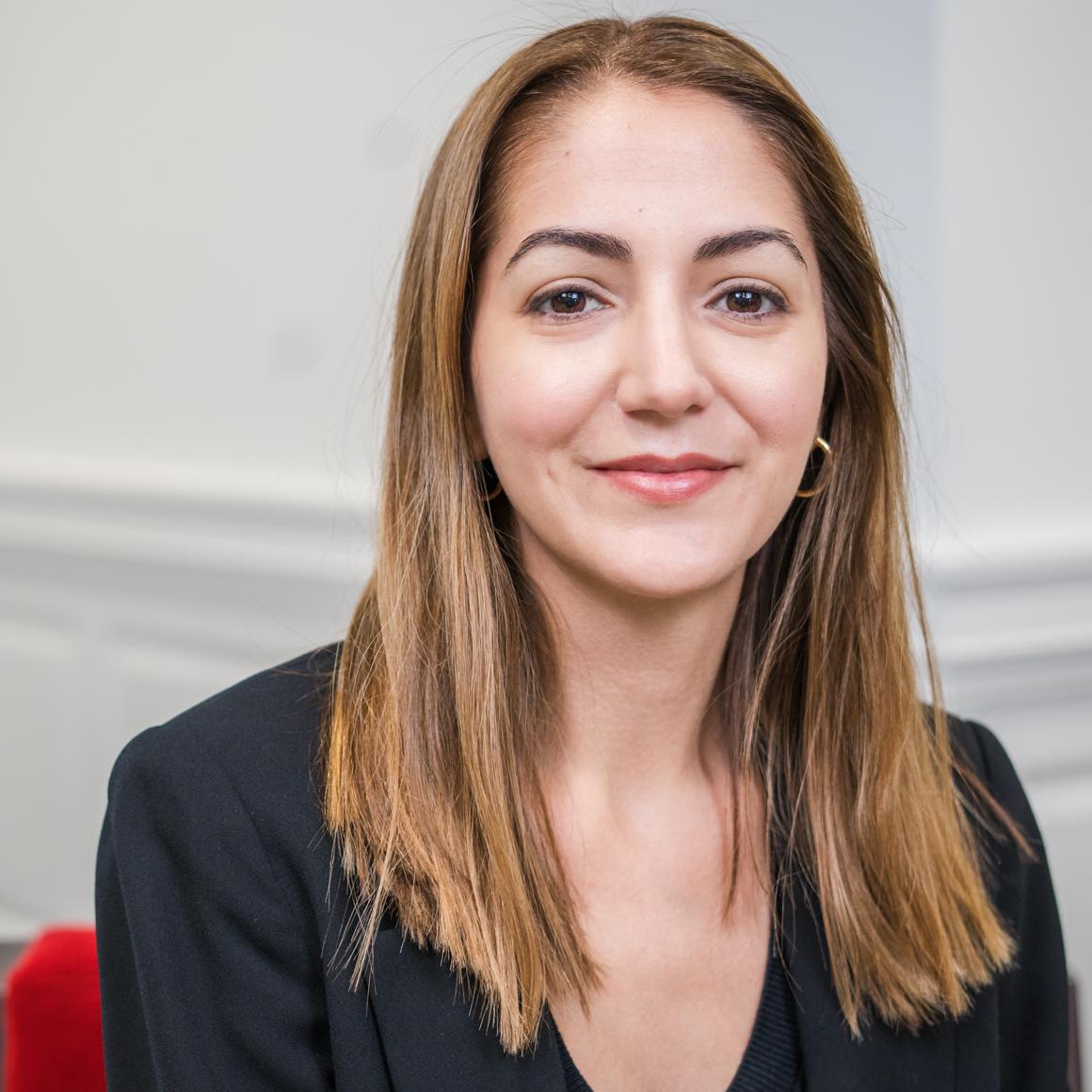portrait of a woman in a black blazer
