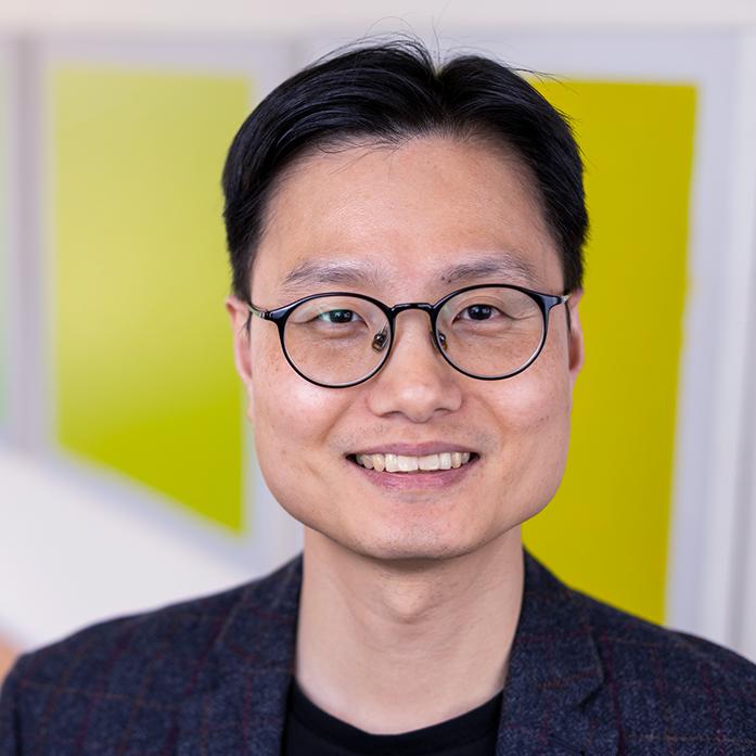 portrait of a man in glasses